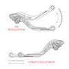 cafe 4 racer - Barracuda END LEVERS aluminum RED (pair) R9T - BARRACUDA Accessories 753610855439