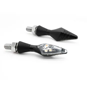 cafe 4 racer - PB2 LED smerovky chróm, číre sklá - MCS Štandardné smerovky 