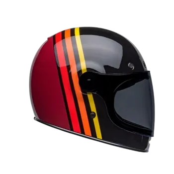 cafe 4 racer -  BELL SRT Modulára  prilba lesklá čierna - BELL BELL Celotvárové prilby 