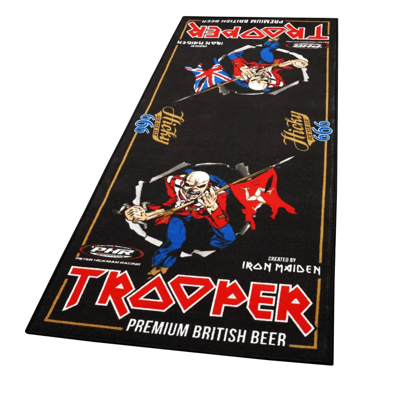 LTD Edition Iron Maiden Trooper Motorcycle Mat 190x80 cm