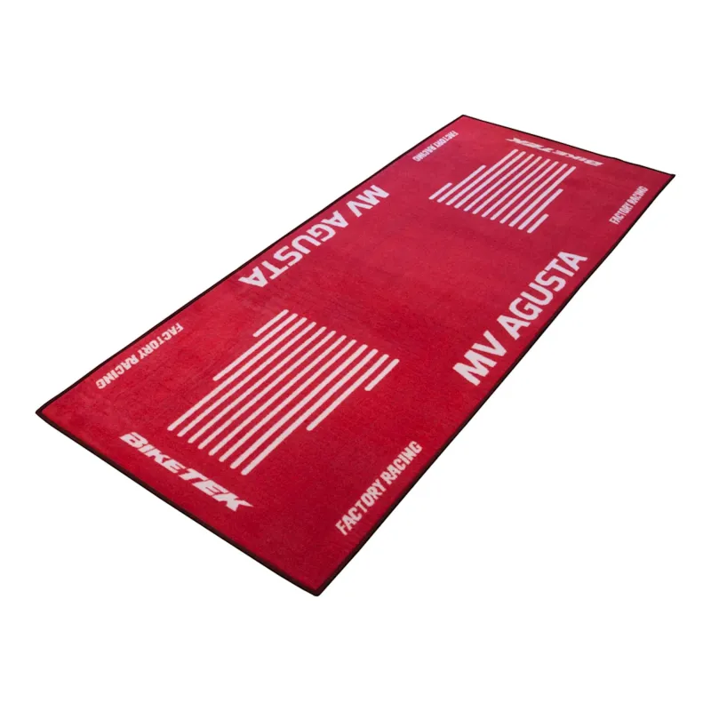 cafe 4 racer - BikeTek Series 3 MV AGUSTA garage mat 190 X 80cm - biketek Mats 5034862409577