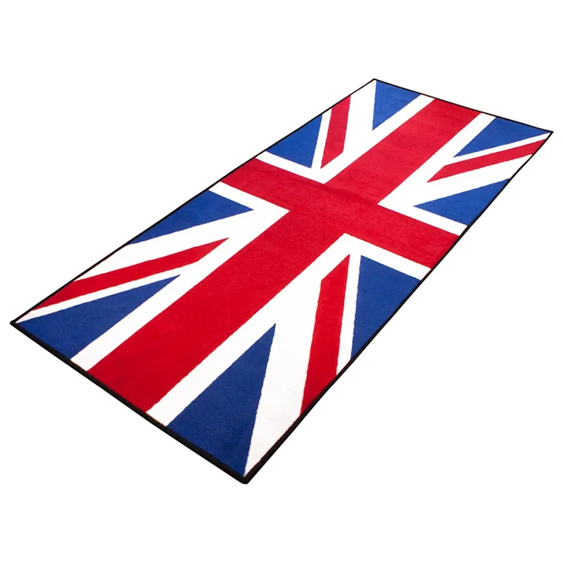 cafe 4 racer - Garážový koberec BikeTek Series 3 UNION JACK 190 X 80cm - biketek Koberce 5034862409621