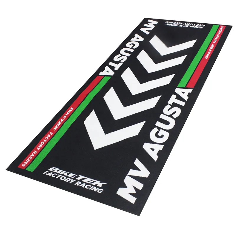 cafe 4 racer - BikeTek Series 4 MV AGUSTA garage mat 190 X 80cm - biketek Mats 5034862441799