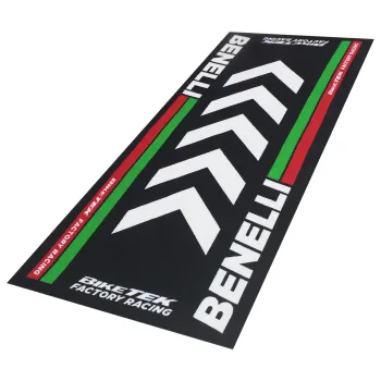 cafe 4 racer - Garage Carpet Biketek Series 4 CHESSBOARD 190 x 80 cm - biketek Mats 5034862441850