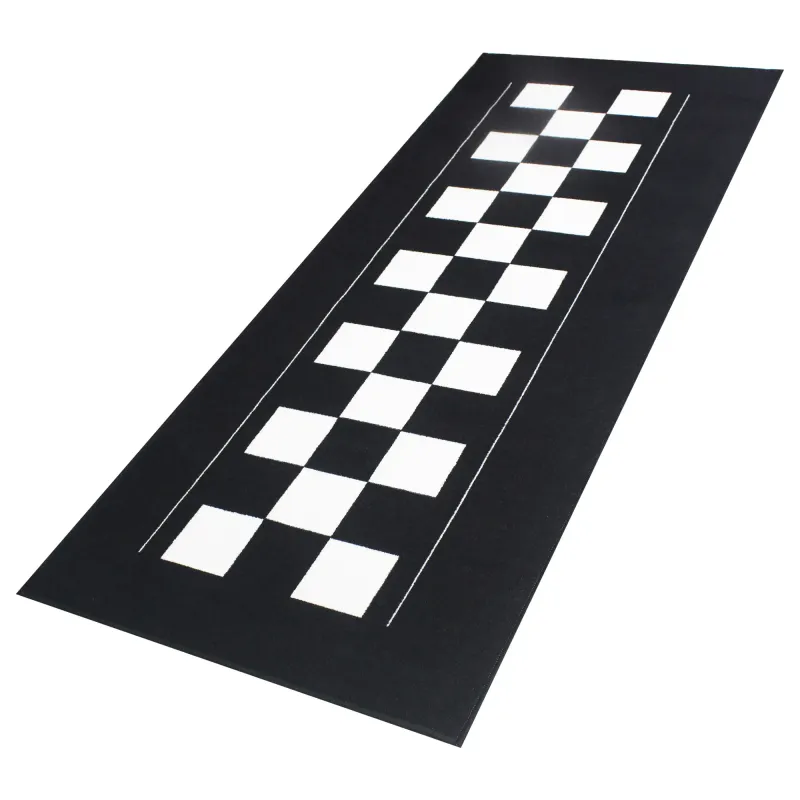 cafe 4 racer - Garage Carpet Biketek Series 4 CHESSBOARD 190 x 80 cm - biketek Mats 5034862441850