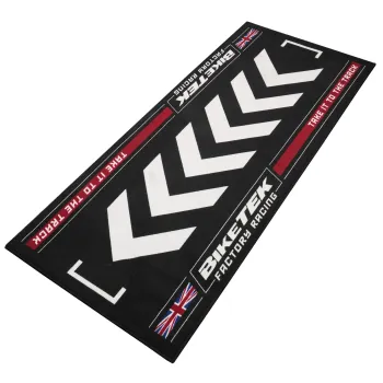 cafe 4 racer - Garážový koberec Biketek Series 7 Británia 190x80cm - biketek Koberce 5034862458698