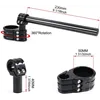 cafe 4 racer - Universal clip-ons 50 mm Adjustable - Cafe4Racer Cafe Racer clip-ons 