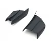 cafe 4 racer - Universal Black "REAL WING" MOTOGP Style Fins - BRAZOLINE Front Headlamp Masks 