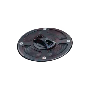 cafe 4 racer - Monza Flip Up Gas Tank Cap 2.5"/62mm - Polished - Motone Fuel Caps 