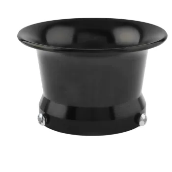 cafe 4 racer - Round Handle Bar End Side Mirrors CR2 black/silver - Cafe4Racer Bar end mirrors 