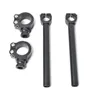 cafe 4 racer - Cafe Racer Clip-ons Type 1 - Matte Black - Cafe4Racer Cafe Racer clip-ons 