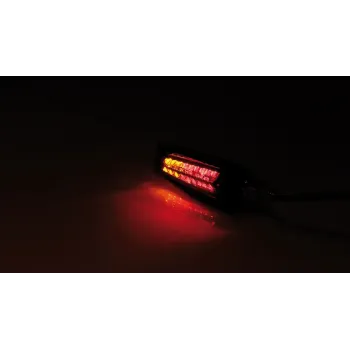 cafe 4 racer - HIGHSIDER pro Arc LED Taillight/Indicator 3in1 Black/Smoke E-Approved (Pair) - Highsider 3in1 254260