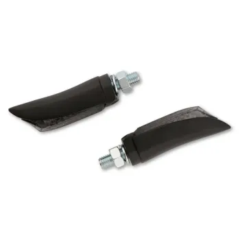 cafe 4 racer - HIGHSIDER pro Arc LED Taillight/Indicator 3in1 Black/Smoke E-Approved (Pair) - Highsider 3in1 254260