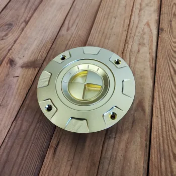 cafe 4 racer - BMW K75/100/1100 Fuel Tank Cap Gold - Cafe4Racer Tank Caps 