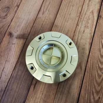 cafe 4 racer - BMW K75/100/1100 Fuel Tank Cap Gold - Cafe4Racer Tank Caps 