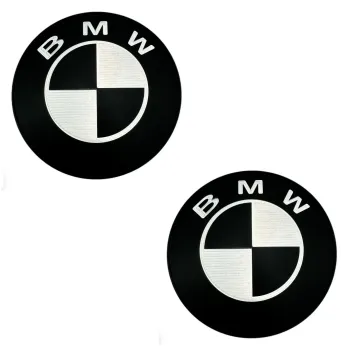 cafe 4 racer - BMW 4x68mm 50 let M Heritage kryty kol OEM 36136783536 - Cafe4Racer Emblémy Nálepky Logá 