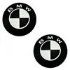 cafe 4 racer - Logo BMW na nádrž Černé2ks 70mm 46637686746 - Cafe4Racer Emblémy Nálepky Logá 