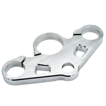 cafe 4 racer - Top Triple Tree Clamp “Café” K100 & K75 – 41,3mm Forks anodized black - Rebelmoto BMW K100 16V, K1, K1100 41,7mm 