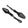 cafe 4 racer - Cobra Motorcycle Sequential LED 2in1 position light with turn signal smoked pair - Cafe4Racer Running light LED turn signal 