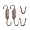 cafe 4 racer - 2x Exhaust Muffler Springs 6.8cm 2x welding fasteners - Cafe4Racer Accessories 