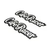 cafe 4 racer - 2x samolepka CAFE-RACER černá - Cafe4Racer Emblémy Nálepky Logá 