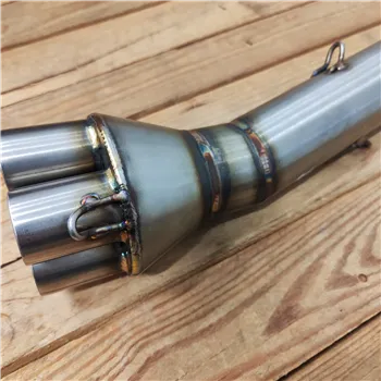 cafe 4 racer - Adaptér BMW K100 4do1 30° delší verze - Cafe4Racer Výfukové díly pro K100 