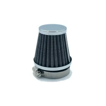cafe 4 racer - Round 20mm Air filter BLACK - Cafe4Racer Air filters 