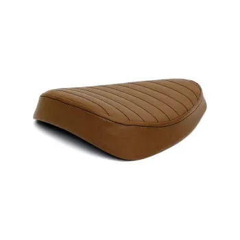 cafe 4 racer - C-Racer, Classic bobber solo seat. Medium. Dark brown - C-RACER Bobber Solo Seats 