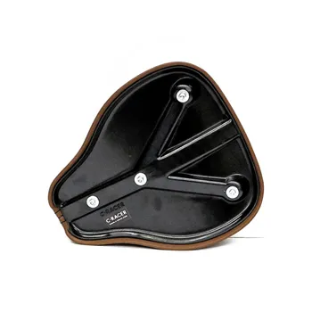 cafe 4 racer - C-Racer, Classic bobber solo seat. Small. Dark brown - C-RACER Bobber Solo Seats 