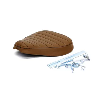 cafe 4 racer - C-Racer, Classic bobber solo seat. Small. Dark brown - C-RACER Bobber Solo Seats 