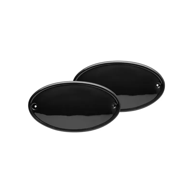 cafe 4 racer - C-Racer, side number plates. Matte black - C-RACER ROYAL ENFIELD Interceptor 650 