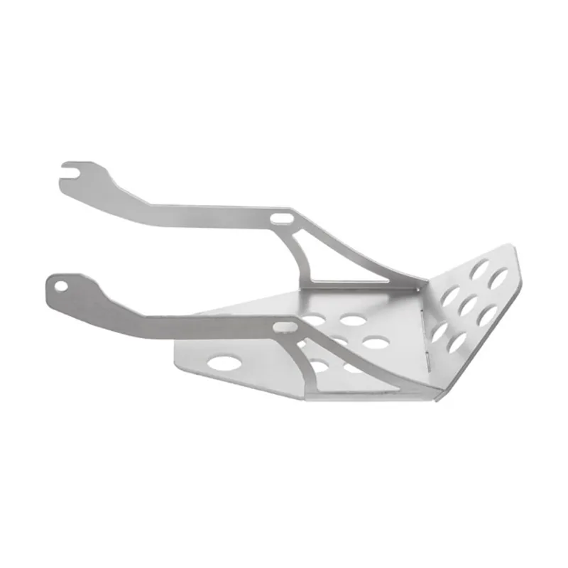 cafe 4 racer - C-Racer, engine guard/s skid plate. Silver - C-RACER Suzuki SV 650 