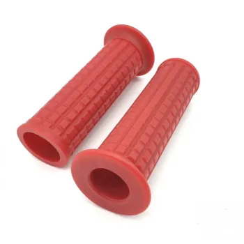 cafe 4 racer - Grip Rubber "Diamond" 1 Inch / 25.4mm Brown Length: 125mm Closed - HS MOTO Germany 25,4mm & 1 inch  4251926911437
