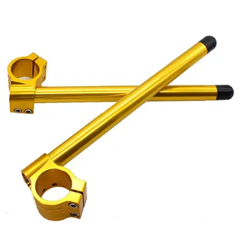 cafe 4 racer - Universal clip-ons 41mm Gold - Cafe4Racer Scrambler & CLIP-ONS handlebars 