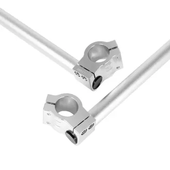 cafe 4 racer - Universal clip-ons 41mm Silver - Cafe4Racer Scrambler & CLIP-ONS handlebars 