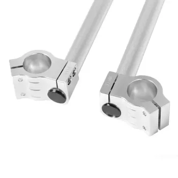 cafe 4 racer - Universal clip-ons 41mm Silver - Cafe4Racer Scrambler & CLIP-ONS handlebars 
