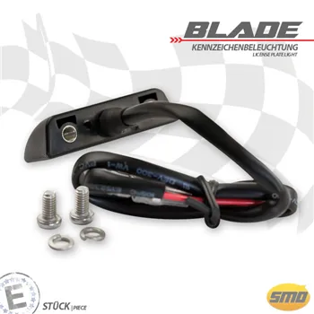 cafe 4 racer - License plate light "Blade" - HS MOTO Germany License plate lights 4251352609298
