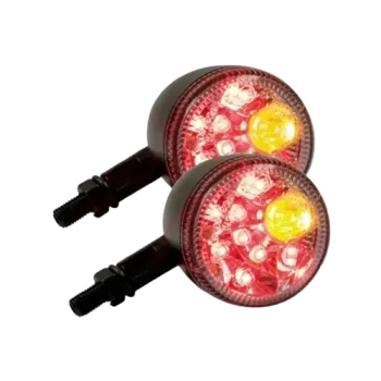 cafe 4 racer - HIGHSIDER LED tail light, brake light, indicators LITTLE BRONX RED - Highsider 2in1 and 3in1  4054783560677