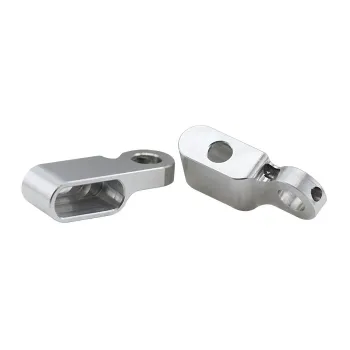 cafe 4 racer - DAYTONA CNC-indicator bracket set for 41mm - Daytona CNC aluminum housing & brackets 