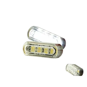 cafe 4 racer - SHINY LED FRONT POSI.LIGHT W.BRACK.ROUND - Shin Yo Built-in indicators &  position light 4054783029792
