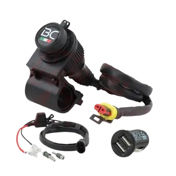 cafe 4 racer - Dvojitá zásuvka USB - HS MOTO Germany Port USB 