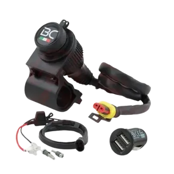 cafe 4 racer USB port  custom bike parts 