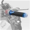 cafe 4 racer - Rubber grip "D-Version" blue - HS MOTO Germany 22mm &  7/8 inch 4251352632241
