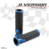cafe 4 racer - Rubber grip "D-Version" blue - HS MOTO Germany 22mm &  7/8 inch 4251352632241