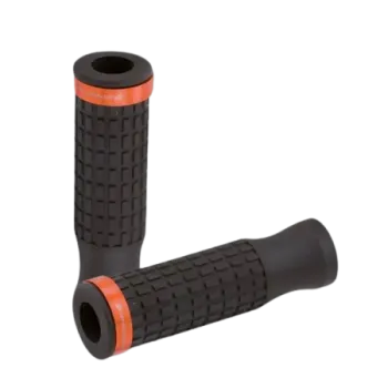 cafe 4 racer - Rubber grip "Select2" blue - HS MOTO Germany 22mm &  7/8 inch 4251352632579