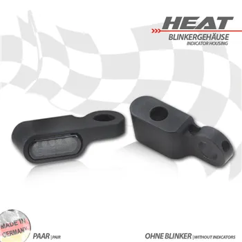 cafe 4 racer - Vhodné pouzdro pro světlo "Heat" 284096 - HS MOTO Germany CNC hliníková pouzdra / držáky 4251352621535