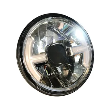 cafe 4 racer - "Hawk" LED headlight chrome - HS MOTO Germany Headlights side mount 4251926902640