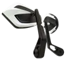 cafe 4 racer - Bar end mirror MOVE Uni M6 white - HS MOTO Germany Accessories 