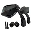 cafe 4 racer - Bar end mirror MOVE Kawasaki  black - HS MOTO Germany Accessories 4251352637680