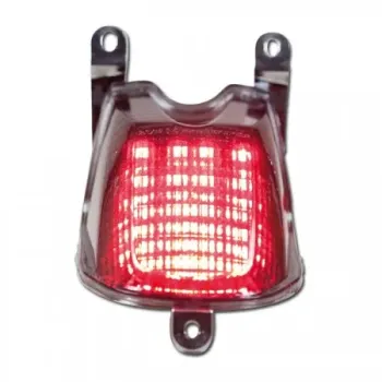 cafe 4 racer -  LED taillight with clear glass, KAWASAKI Z750/1000 ZX6R 03-4 with indicators - Shin Yo Model Rear lights 4054783031696